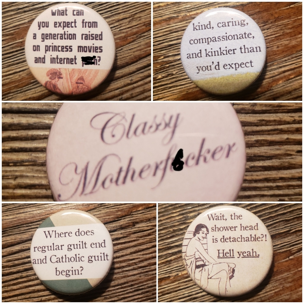 Set of 22 Cheeky Pins - Bachelorette Party Pins